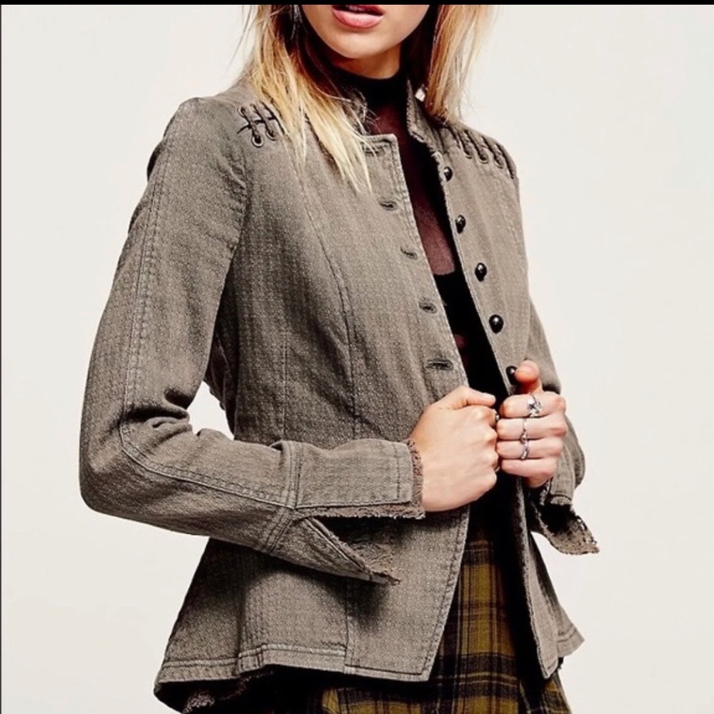 Free people Victorian military jacket